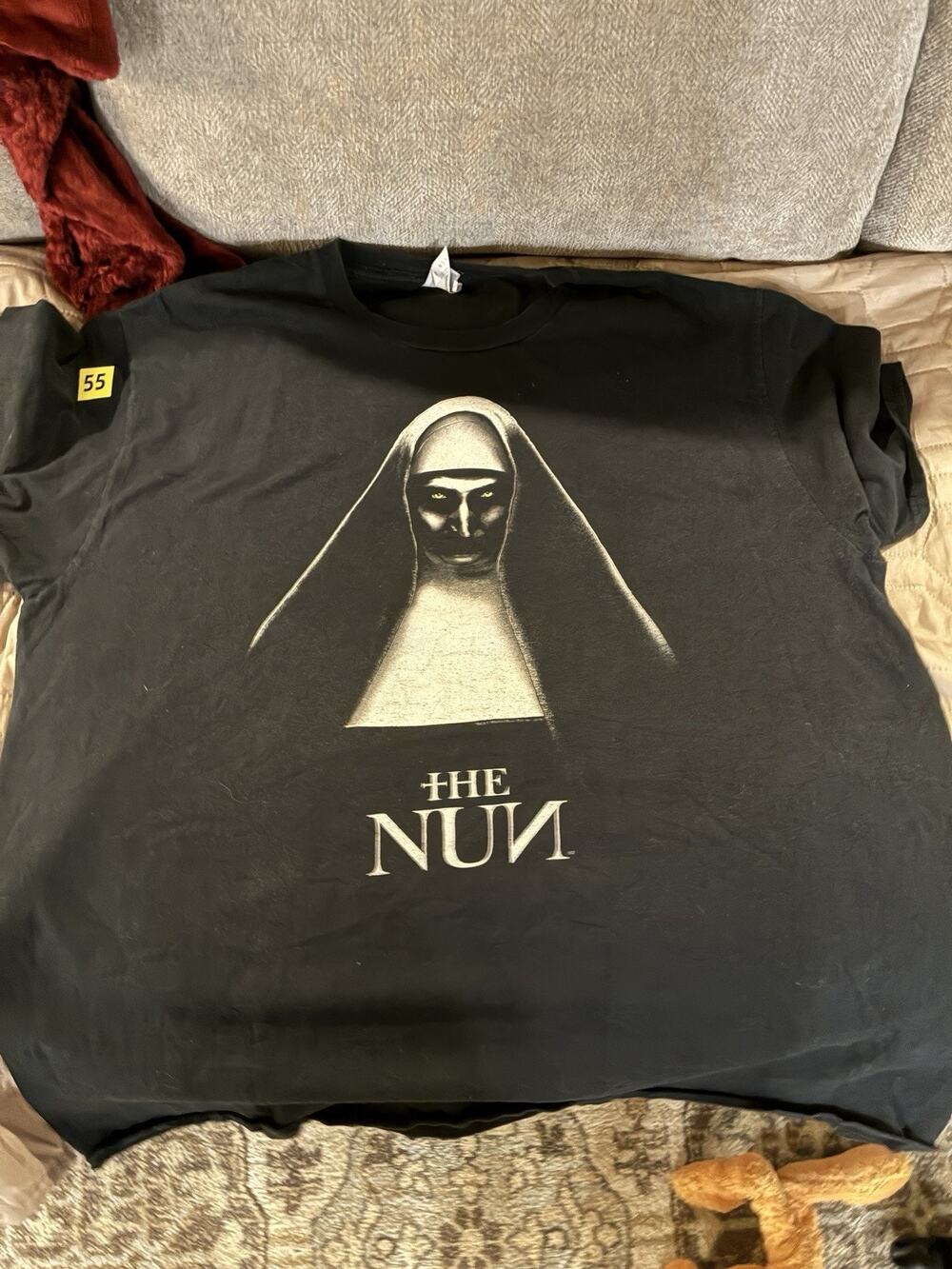 Vintage Graphic T-Shirt - The Nun - Size L Port And Co Tag - Single Stitch